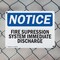 Signmission Fire Suppression System Immediate Discharge OSHA Notice Sign, Plastic, 10in W x 7in L, 2PK OS-2PACK-NS-P-710-L-12703 - alternate 7